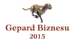 Logo promocyjne Gepard Biznesu 2015